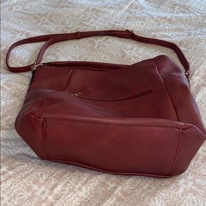 Alyssa Bags Red Leather purse